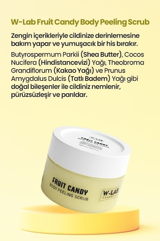 W-Lab Cosmetics Fruit Candy Body Peeling Scrub 250 Ml