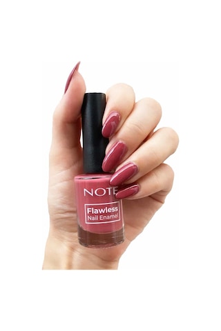 Note Cosmetics Nail Flawless Oje 81 Dark Rose - Pembe