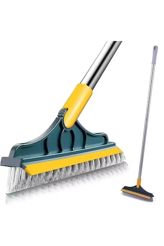Nobera Banyo Temizleme Fırçası Silikon Çekpaslı 110 Cm / Fayans Temizleme Çekpası / Sağa Sola Yatan Başlık