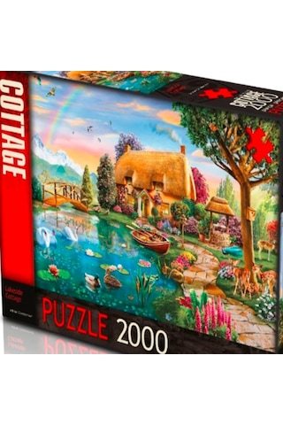 Ks Puzzle 2000 Parça Lakesıde Cottage Göl Kenarı Kır Evi