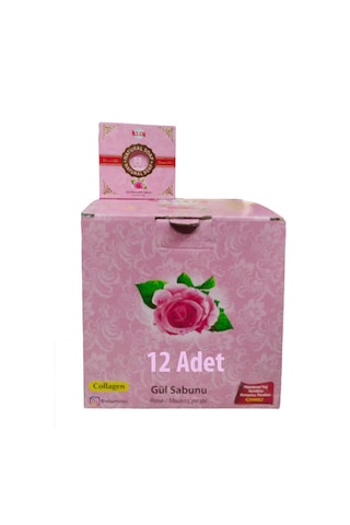 Ahu Natural Collagen Gül Sabunu 12 x 150 G