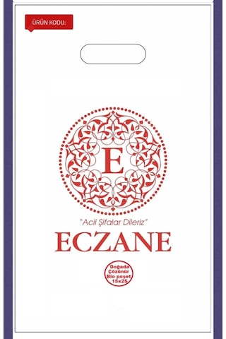 Eczane Poşeti Küçük Boy 17x27