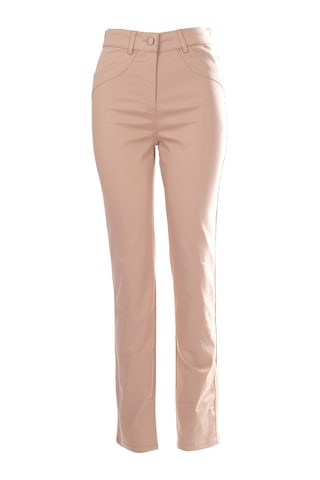 Seleste Minimalist Yüksek Bel Kadın Pantolon - Regular Fit - Günlük & Ofis Bej