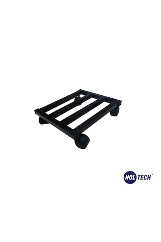 Metal Tasarım Tekerlekli Saksı Altlığı 30 Cm Taşınabilir