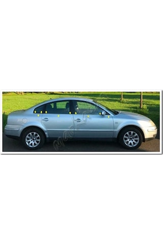 Vw Passat 3b Krom Cam Çıtası 1996-2005 6 Parça Paslanmaz Çelik