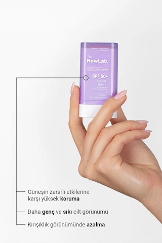 The NewLab Ve Cilt Yenileyici Yüksek Korumalı Stick Güneş Kremi Spf 50 Suya Dayanıklı