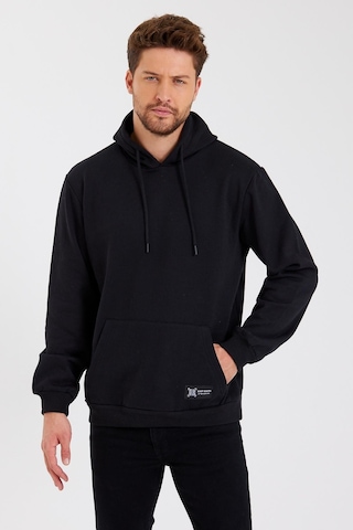 Mmetalic Kanguru Cepli Kapüşonlu İçi Pamuklu Erkek Sweatshirt 001