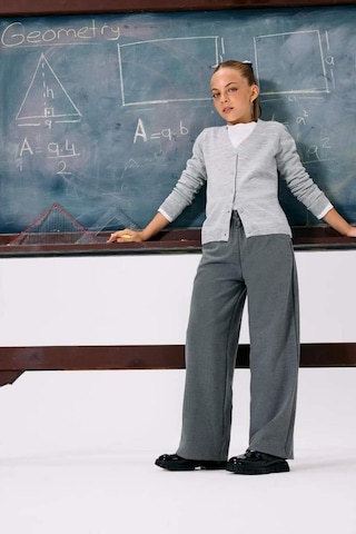 Defacto Kız Çocuk Wide Leg Geniş Paça Pantolon F2257a825augr198 Gri