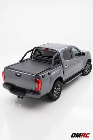 Foton Tunland G7 2024-2026 Uyumlu Araca Özel Omback Sürgülü Bagaj Kapama Siyah