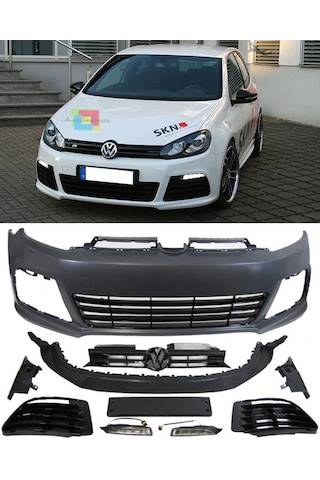 Vw Golf 6 2010-2011-2012 Mk6 Plastik R20 Ön Tampon