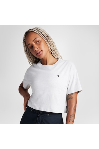 Converse Classic Kadın T-shirt Gri