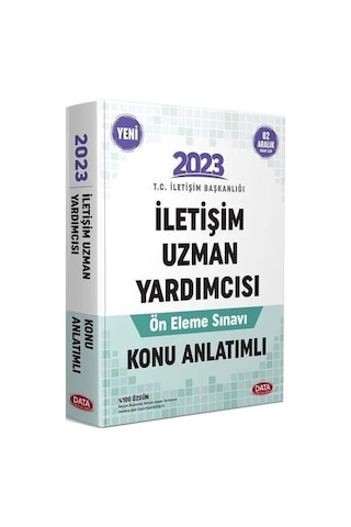 Data 2023 Gys İletişim Başkanlığı İletişim Uzman Yardımcısı Ön El