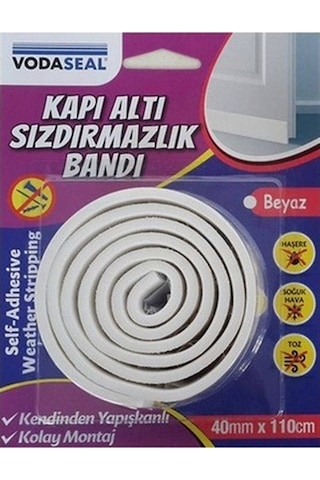 Vodaseal Kapı Altı Sızdırmazlık Bandı 40 Mm * 110 Cm Beyaz (532715440)