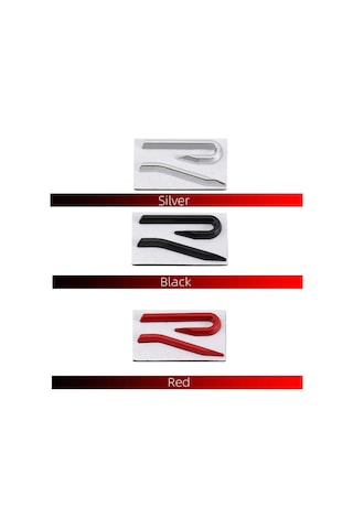 Yeni Golf 8 R Yazısı Bagaj Logo Arması Sticker Amblem