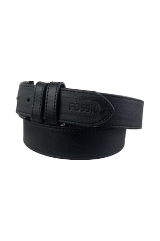 Fossil Siyah Suni Deri 4 Cm Erkek Kemeri-130cm Siyah