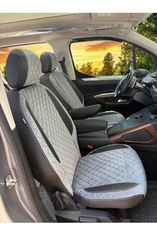 Peugeot Rıfter - Kenar 900 Deri - Orta K Gri Taytüyü