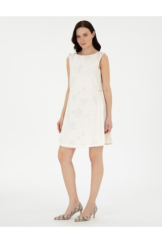 Pierre Cardin Kadın Ekru Elbise Dokuma 50306493-vr019