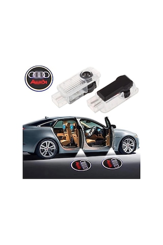 Audi A4 Kapı Altı Hayalet Logo Lazer Led 2009-2014