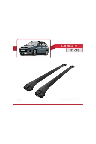Lada Kalina Sw 2013-2018 Arası İle Uyumlu Ace-1 Ara Atkı Tavan Barı Siyah