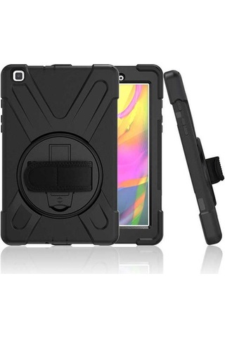 Samsung Uyumlu Galaxy Tab A 8.0 (2019) T290 Zore Defender Tablet Silikon - Siyah