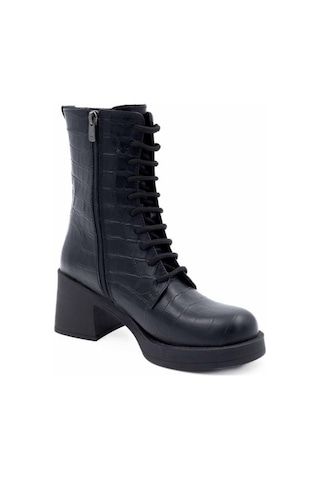 Freefoot 24402 Kroko Siyah Kadın Bot 001