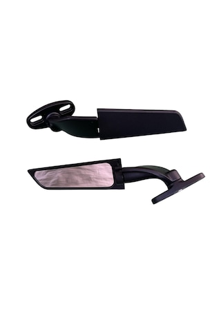 Universal Katlanır Ayna Racing Motor Uyumlu Siyah