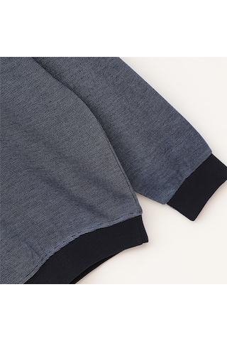 Dio Rise Erkek Uzun Kol İnce Sweatshirt - Czt-130 - Petrol - Lacivert Petrol - Lacivert