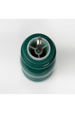 Koyu Yeşil Ahşap Tuz Ve Karabiber El Değirmeni Öğütücü Grinder 18 Cm Koyu Yeşil