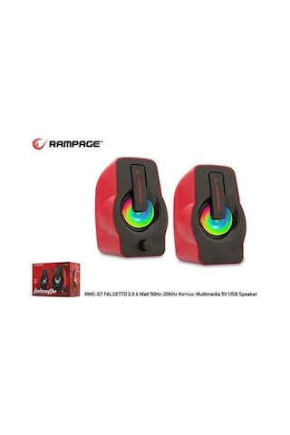 Rampage Rms-g7 Falsetto 2.0 6 Watt Kırmızı 5v Usb Kdo