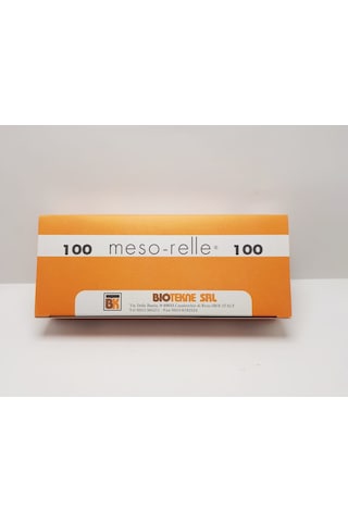 Meso-relle 27gx4mm Mezoterapi İğnesi 100 Adet