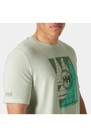 Helly Hansen Hp Race Graphic Erkek T-shirt-hha.34419 Sea Çok Renkli