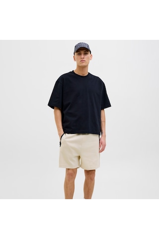 Jack & Jones Jack&jones Jpstgordon Fusion Sweat Erkek Şort 12273304 Bej