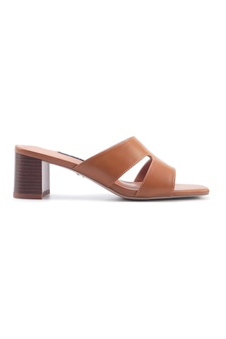 Nine West Gıgı 5fx Taba Kadın Topuklu Terlik 000000000101928827 Taba