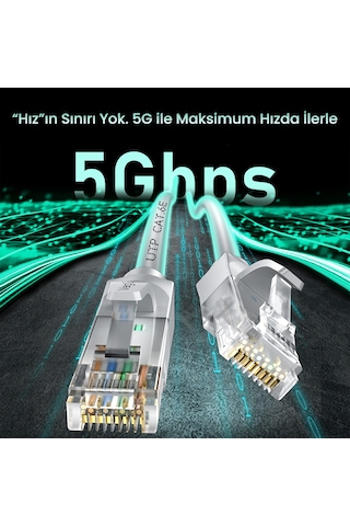 Veggieg Cat6e 1000mbps Utp Rj45 Gigabit Ethernet Kablosu 10 Metre