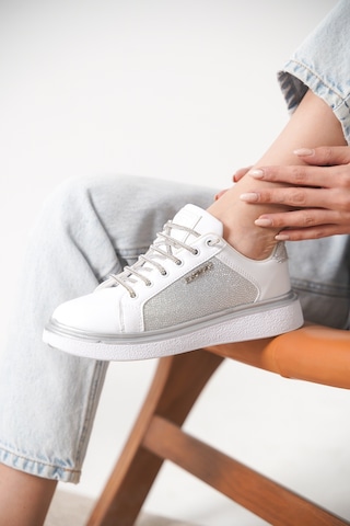Daxtors Garantili D0703 Günlük Ortopedik Kadın Sneaker Spor Ayakkabı Beyaz