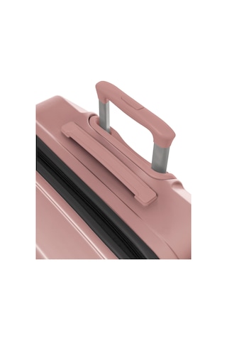 Unisex 4 Tekerli Kilitli Orta Boy Valiz Bavul Gülkurusu