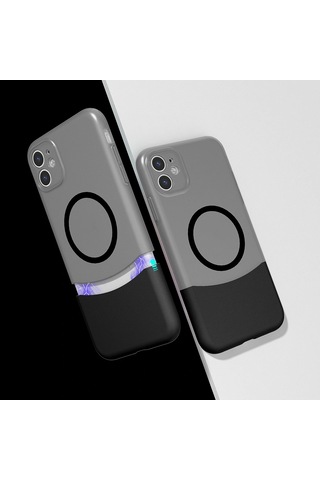 Apple Uyumlu iPhone 11 Kılıf M-safe Şarj Özellikli Mıknatıslı Redclick Duble Kapak