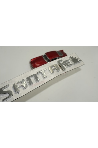 Hyundai Santafe Bagaj Krom Abs 3M 3D Yazı Logo Amblem