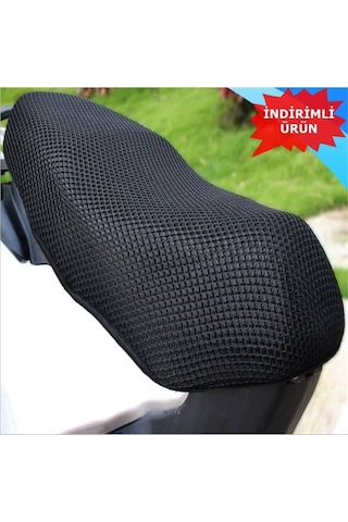 Yamaha Bws Motosiklet Sele Koltuk Kılıfı Çift Katlı Fileli 3D