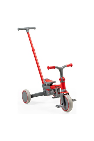 Baby2go Go-bike Ebeveyn Kontrollü 3 Tekerlekli Tenteli Bisiklet Haki