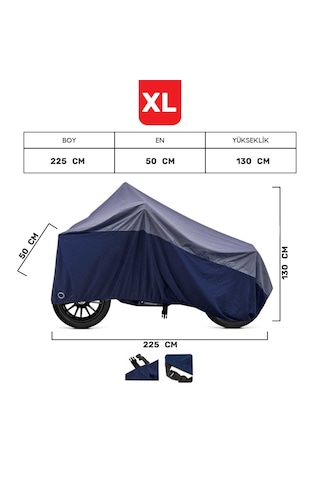 Caretech Ct-b101xl Motosiklet Branda Su Geçirmez 4 Mevsim Koruma