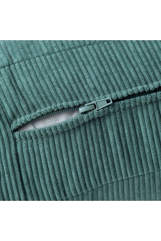 Köşe Kanepe Kılıfı, Kelinge Gri-turkuaz Gri