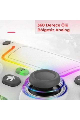 Ps4 Kol Kablosuz Gamepad Oyuncu Kol/androd/Apple iPhone Uyumlu/çift Titreşim/6 Eksenli Rgb Mod/ps4/switch/pc