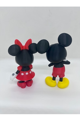 Mickey Mouse Ve Minnie Mouse Figürü