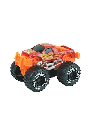 Express Wheels Animal Truck Ve Motosikletli Oyuncak Dörtlü Extreme Sporlar Seti Çok Renkli