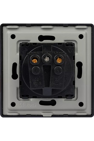 Dealuxx Cam Çerçevenin Tekli Siyah Priz 193877357