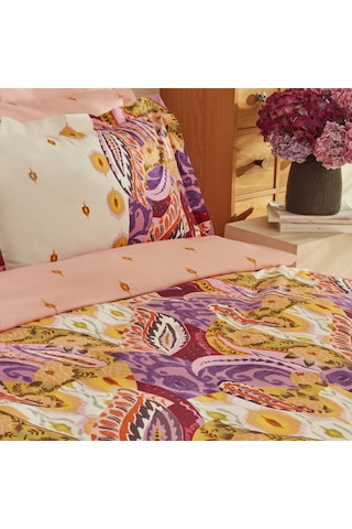 Karaca Home Ruiz %100 Pamuk Tek Kişilik Nevresim Takımı Fuşya 200.22.12.0102
