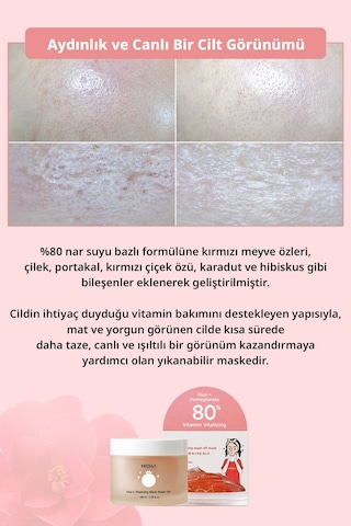 Midha Vita C Vitalizing Wash Off Mask 100 ML