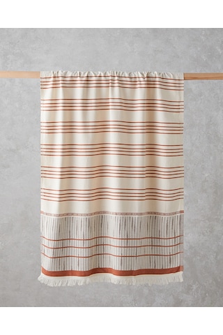 English Home Pure Natural Pamuklu Peştamal 90x150 Cm Açık Bej-kiremit Açık Bej-kiremit