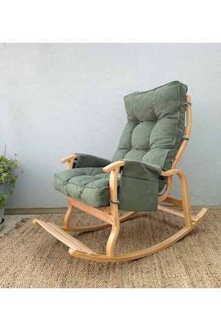 Reyo Santorini Sallanan Sandalye Dinlenme Ve Tv Koltuğu Yeşil